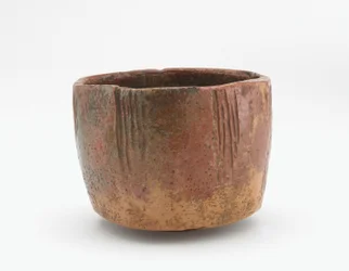 Ciotola da tè, copia di Kaga Koetsu, chiamata Chigusa, Kyoto, periodo Edo