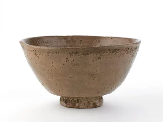 Ciotola da tè a forma di ciotola da tè Ido, prefettura di Yamaguchi, periodo Edo, metà XVIII-metà XIX secolo