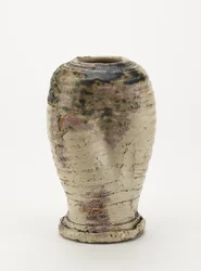 Vaso in stile Oribe, probabilmente Seto ware 1800-80