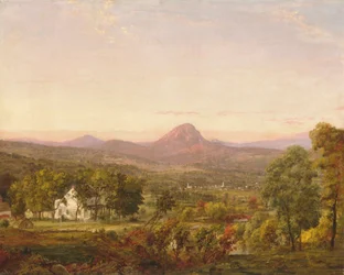 Paesaggio autunnale, Sugar Loaf Mountain, Orange County, New York