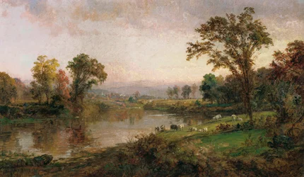 Paesaggio fluviale - Inizio autunno, 1888