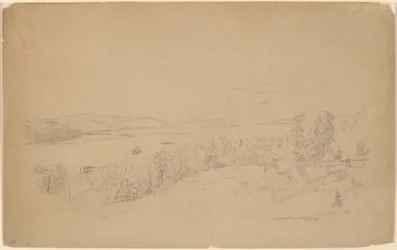 Il Fiume Hudson a Hastings