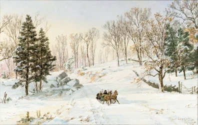 Inverno su Ravensdale Road, Hastings-on-Hudson