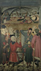 Esorcismo di un uomo posseduto sotto la Tomba di San Vincenzo di Saragozza (d.304) dall
