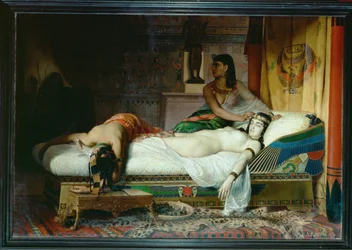 Morte di Cleopatra (dipinto su tela)