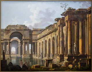 Rovine di un antico bagno