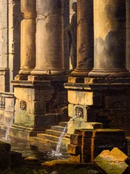 Rovine di un antico bagno