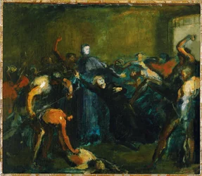 Monseigneur Darboy in prigione (olio su tela)