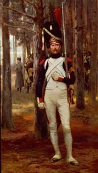 Granatiere a piedi della Guardia Imperiale, di Edouard Detaille