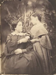 Ritratto di donna e bambino, 1855 (foto)