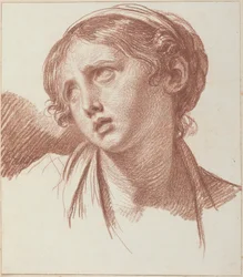 Una giovane ragazza che guarda verso l