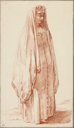 Una donna in abito russo