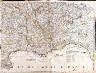 Spagna (Comunità autonoma: Catalogna), Francia (Regione: Borgogna, Franca Contea, Alvernia, Midi-Pirenei orientale, Linguadoca-Rossiglione, Rodano-Alpi, Provenza-Alpi-Costa Azzurra), Svizzera (Cantone: Neuchâtel, Berna, Lucerna, Zugo, Svitto, Glarona, St. 