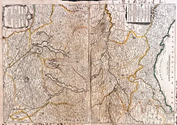 a) Italia (Regione: est Piemonte, sud Lombardia, ovest Emilia-Romagna, Liguria orientale-centrale) b) Svizzera (Canton Ticino), Italia (Regione: est Piemonte, Lombardia)