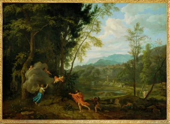 Giove e Io (dipinto su tela)