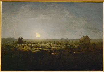 Le parc a mouton, clair de lune (dipinto su tela)