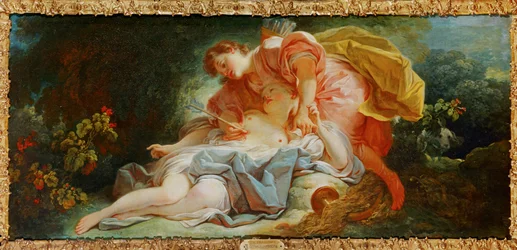 Procri e Cefalo (dipinto su tela)