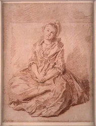 Ragazza seduta