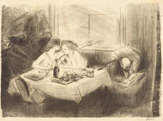 La stanza privata (terza tavola)