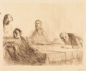 La cena di Emmaus (seconda tavola)