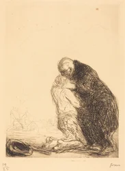 Il ritorno del figliol prodigo (terza tavola)