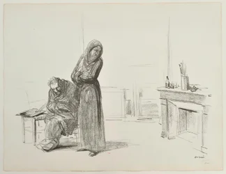 Personaggi in un atelier