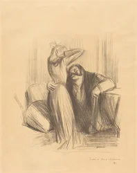 Scena in una stanza privata (tavola verticale)