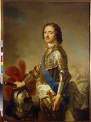 Ritratto di Pietro I il Grande, zar di Russia