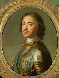 Lo zar Pietro il Grande (dipinto su tela)