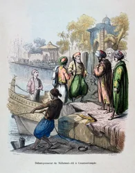 Maometto Ali arriva a Costantinopoli, c1847