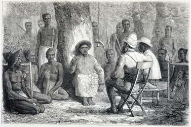 Spedizione Cameron visita Kattendé - in 