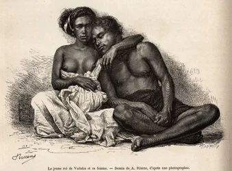 Il giovane re di Vaitatu, sull