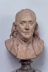 Busto di Benjamin Franklin (1706-90) 1778