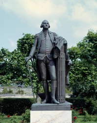 Ritratto di George Washington (1732-1799) Scultura di Jean Antoine Houdon (1741-1828) XVIII secolo