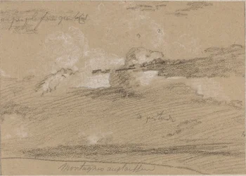 Studio delle nuvole sopra le montagne