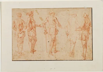 Cinque uomini in piedi ...