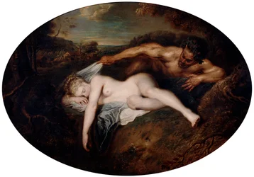 Ninfa e satiro