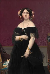 Madame Moitessier, 1851