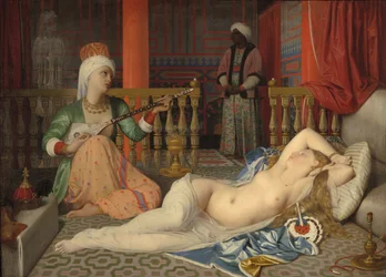 Odalisca con schiavo, 1839-40