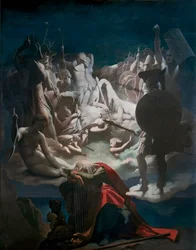 Il sogno di Ossian (dipinto su tela)