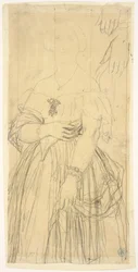 Studio per il vestito e le mani di Madame Moitessier