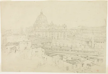 Vista di San Pietro a Roma