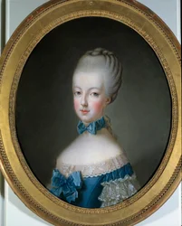 Ritratto di Maria Antonietta (1755 - 1793) Regina di Francia. Dipinto di Jean Baptiste Charpentier (1728-1806)