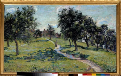 Paesaggio in Normandia: meli