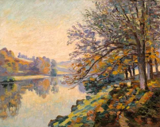 Riva del fiume, autunno, c.1910