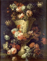 Tulipani, peonie e altri fiori