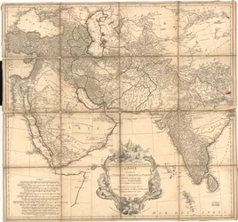 Rilievo mostrato da hachures e pittoricamente. Copia LC annotata con inchiostri per mostrare i confini. Disponibile anche attraverso il sito web della Biblioteca del Congresso come immagine raster