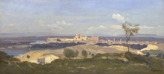 Avignone da ovest, 1836