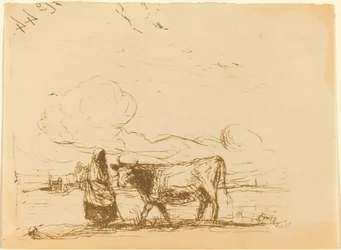 Mucca e il suo custode La Vache et sa gardienne, 1860