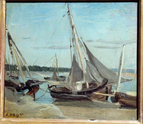 Barche da pesca nel canale di Trouville